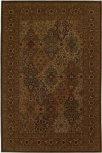 Area Rug 5x8 Rectangle Traditional Multi Color-Mocha Color - Karastan Bellingham Collection Area Rug 5x8 Rectangle Traditional Multi Color-Mocha Color - Karastan Bellingham Collection