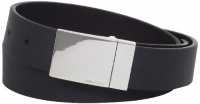 Michael Kors Men's Reversible Plaque Saffiano to Smooth Belt, Black/Brown, 36 Michael Kors Men's Reversible Plaque Saffiano to Smooth Belt, Black/Brown, 36