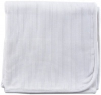 Hudson Baby Organic Receiving Blanket, White Hudson Baby Organic Receiving Blanket, White