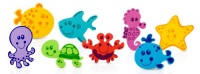 Nuby 16 Piece Bath Tub Foam, Animal Characters Nuby 16 Piece Bath Tub Foam, Animal Characters
