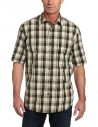 Carhartt Men's Essential Plaid Open Collar Short Sleeve Shirt Carhartt Men's Essential Plaid Open Collar Short Sleeve Shirt