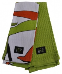 Cotton Kitchen Towel Set - Bamboo Print, Green (2-Pack) Cotton Kitchen Towel Set - Bamboo Print, Green (2-Pack)