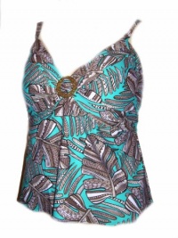 Coco Reef Womens Plus Size Tankini Swimsuit Top Separates Swimwear 38-46 C D DD Coco Reef Womens Plus Size Tankini Swimsuit Top Separates Swimwear 38-46 C D DD