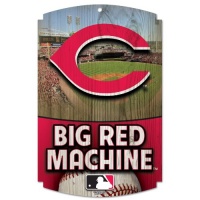 MLB Cincinnati Reds Wood Signs MLB Cincinnati Reds Wood Signs