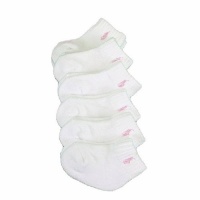 Polo Ralph Lauren girls newborn (0-6months) white socks 6pairs - 0-6 months