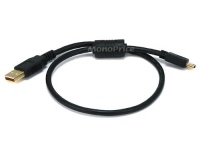 Monoprice 1.5ft Gold Plated 28/24AWG USB 2.0 A Male to 5pin mini-B Male Cable w/ Ferrite Monoprice 1.5ft Gold Plated 28/24AWG USB 2.0 A Male to 5pin mini-B Male Cable w/ Ferrite