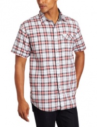 Nautica Men's Big-Tall Short Sleeve Slub Woven Shirt