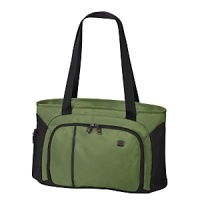 For everyday excursions. Removable padded shoulder strap. Rear zippered pocket with bottom zipper converts to a sleeve for sliding over wheeled handle system For everyday excursions. Removable padded shoulder strap. Rear zippered pocket with bottom zipper converts to a sleeve for sliding over wheeled handle system