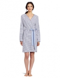 Nautica Sleepwear Women's Stripe Short Robe