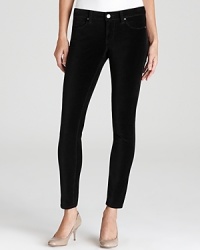 Ultra skinny and super stretchy mid rise Paige Denim jeans enhanced by a must-touch velvety-smooth finish. Ultra skinny and super stretchy mid rise Paige Denim jeans enhanced by a must-touch velvety-smooth finish.