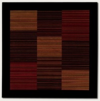Couristan 0766/4998 Everest Hamptons/Multi Stripe 5-Feet 3-Inch Square Rug Couristan 0766/4998 Everest Hamptons/Multi Stripe 5-Feet 3-Inch Square Rug
