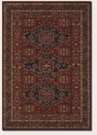Couristan 1383/3890 Old World Classics Mamluken/Burgundy 6-Feet 6-Inch by 9-Feet 10-Inch Rug Couristan 1383/3890 Old World Classics Mamluken/Burgundy 6-Feet 6-Inch by 9-Feet 10-Inch Rug