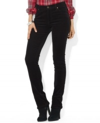 Designed for comfort and a flattering fit, Lauren Jeans Co.'s classic petite straight pant is distinguished by a sleek silhouette with a chic, elongated straight leg Designed for comfort and a flattering fit, Lauren Jeans Co.'s classic petite straight pant is distinguished by a sleek silhouette with a chic, elongated straight leg