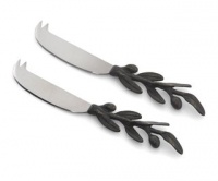 Michael Aram Olive Branch Cheese Knife Oxidized Michael Aram Olive Branch Cheese Knife Oxidized