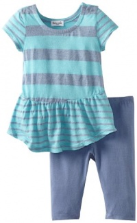 Splendid Littles Baby-girls Marseille Chambray Stripe Peplum Set, Aquatic, 18-24 Months Splendid Littles Baby-girls Marseille Chambray Stripe Peplum Set, Aquatic, 18-24 Months