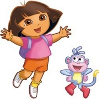 Fathead Disney Dora the Explorer Junior Wall Graphic Fathead Disney Dora the Explorer Junior Wall Graphic