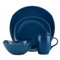 DANSK Classic Fjord 4-Piece Place Setting, Nordic Blue DANSK Classic Fjord 4-Piece Place Setting, Nordic Blue