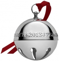Wallace 2013 43rd Edition Silver-Plated Sleigh Bell Ornament Wallace 2013 43rd Edition Silver-Plated Sleigh Bell Ornament