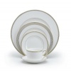 Vera Wang Wedgwood Golden Grosgrain Five-Piece Place Setting