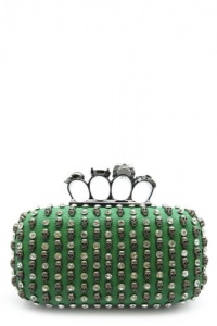 Designer Handbags - FINGER GRIP SKULL CLUTCH - By Fashion Destination | (Green) Free Shipping Designer Handbags - FINGER GRIP SKULL CLUTCH - By Fashion Destination | (Green) Free Shipping