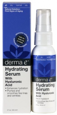 derma e Hyaluronic Acid Rehydrating Serum, Packaging May Vary, 2 fl oz (60 ml)