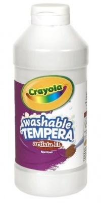 Crayola Artista II Washable Tempera Paint 16oz White Crayola Artista II Washable Tempera Paint 16oz White