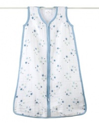 aden + anais Organic Cotton Muslin Sleeping Bag, Starstruck, Large aden + anais Organic Cotton Muslin Sleeping Bag, Starstruck, Large