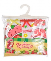 Strawberry Shortcake Girls 2-6X Strawberry 3 Pack Panties Strawberry Shortcake Girls 2-6X Strawberry 3 Pack Panties