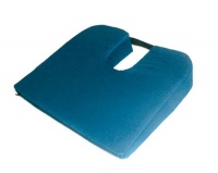 Duro-Med Sloping Coccyx Cushion with Navy Poly/Cotton Cover, Navy