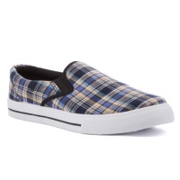 Ositos Men's Classic Slip On Shoes 7 M US Blue/Orange/Green Plaid Ositos Men's Classic Slip On Shoes 7 M US Blue/Orange/Green Plaid