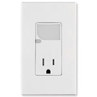 Leviton T6525-I 15-Amp 125V AC Combination Decora Tamper Resistant Receptacle with LED Guide Light, Ivory Leviton T6525-I 15-Amp 125V AC Combination Decora Tamper Resistant Receptacle with LED Guide Light, Ivory