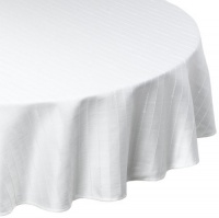 Lenox Simply Fine 70-Inch Round Tablecloth, White Lenox Simply Fine 70-Inch Round Tablecloth, White