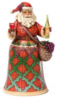 Enesco Jim Shore Heartwood Creek Vineyard Santa Figurine, 9-3/4-Inch Enesco Jim Shore Heartwood Creek Vineyard Santa Figurine, 9-3/4-Inch