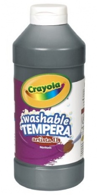 Crayola Artista II Washable Tempera Paint 16oz Black Crayola Artista II Washable Tempera Paint 16oz Black