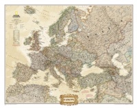 Europe Executive Wall Map (Tubed) (Reference - Continents)