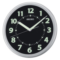 Seiko Glow in the Dark QXA435SLH 10.25-in. Wall Clock Seiko Glow in the Dark QXA435SLH 10.25-in. Wall Clock