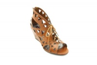 Material Girl Women's Holden Wedge Sandals in Cognac