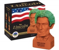 Chia Abraham Lincoln Handmade Decorative Planter