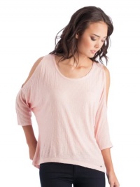 GUESS Ivy Three-Quarter Sleeve Top, PINK GLOSS (MEDIUM) GUESS Ivy Three-Quarter Sleeve Top, PINK GLOSS (MEDIUM)