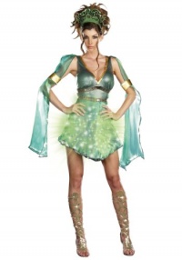 Mythical Medusa Adult Costume Light Up Adult Costume Mythical Medusa Adult Costume Light Up Adult Costume