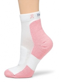 Thorlo Women's Pink Pad Breast Cancer Awareness Sock Thorlo Women's Pink Pad Breast Cancer Awareness Sock