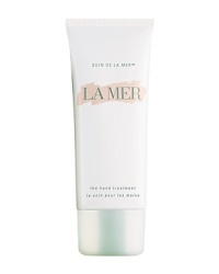 La Mer The Hand Treatment soothes, resurfaces and protects even the driest hands. La Mer's smart seaweeds within this silky formulation intuitively attract moisture, creating an emollient barrier to prevent dehydration and cushion the skin. An exclusive Skin Lightening Complex improves skin tone and clarity, revealing a profoundly healthier appearance. Magnetized water with marine and vitamin-derived ingredients helps reduce feelings of fatigue. The Hand Treatment improves skin's overall condition, encouraging the hands to look younger, feel softer and smoother to the touch. La Mer The Hand Treatment soothes, resurfaces and protects even the driest hands. La Mer's smart seaweeds within this silky formulation intuitively attract moisture, creating an emollient barrier to prevent dehydration and cushion the skin. An exclusive Skin Lightening Complex improves skin tone and clarity, revealing a profoundly healthier appearance. Magnetized water with marine and vitamin-derived ingredients helps reduce feelings of fatigue. The Hand Treatment improves skin's overall condition, encouraging the hands to look younger, feel softer and smoother to the touch.