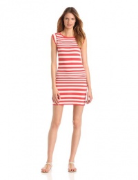 French Connection Women's Marissa Stripe Dress, Red, 6 French Connection Women's Marissa Stripe Dress, Red, 6