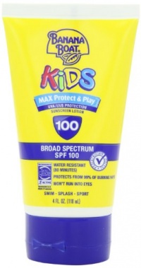 Banana Boat Kids Sunblock Lotion SPF 100, 4-Ounce Bottle Banana Boat Kids Sunblock Lotion SPF 100, 4-Ounce Bottle