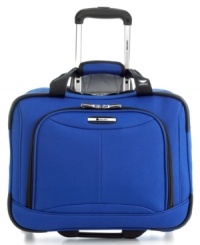Lightweight for the right weight. A full-featured rolling tote features a superior lightweight design that gives you peace of mind when packing-there's space for everything but airline fees! A fully-lined easy-access interior provides ample space for the world traveler. 10-year warranty. Lightweight for the right weight. A full-featured rolling tote features a superior lightweight design that gives you peace of mind when packing-there's space for everything but airline fees! A fully-lined easy-access interior provides ample space for the world traveler. 10-year warranty.