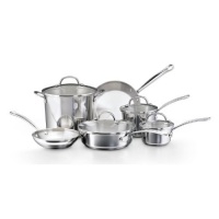 Farberware Millennium Stainless Steel Tulip Series 10-Piece Cookware Set Farberware Millennium Stainless Steel Tulip Series 10-Piece Cookware Set