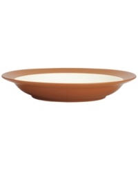 Make everyday meals a little more fun with Colorwave dinnerware from Noritake. Mix and match this versatile pasta bowl in terra cotta and white with other shapes and shades for a tabletop that's endlessly stylish. Make everyday meals a little more fun with Colorwave dinnerware from Noritake. Mix and match this versatile pasta bowl in terra cotta and white with other shapes and shades for a tabletop that's endlessly stylish.