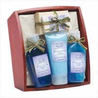 Lavender Sage Scent Scented Spa Bath Beauty Set Tray Lavender Sage Scent Scented Spa Bath Beauty Set Tray