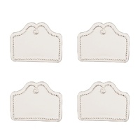 This thoughtful gift will delight any host or hostess with an eye for the details. With lovely scalloped edges and in Juliska's classic whitewash, these versatile cards come with a swipe-away marker to be used time and time again. Perfect for any occasion, they function as placecards or to label your best dishes. This thoughtful gift will delight any host or hostess with an eye for the details. With lovely scalloped edges and in Juliska's classic whitewash, these versatile cards come with a swipe-away marker to be used time and time again. Perfect for any occasion, they function as placecards or to label your best dishes.