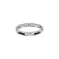 CleverEve Designer Series 11mm Stainless Steel Greek Key Panther Link Bracelet w/ Black Onyx Inlay CleverEve Designer Series 11mm Stainless Steel Greek Key Panther Link Bracelet w/ Black Onyx Inlay